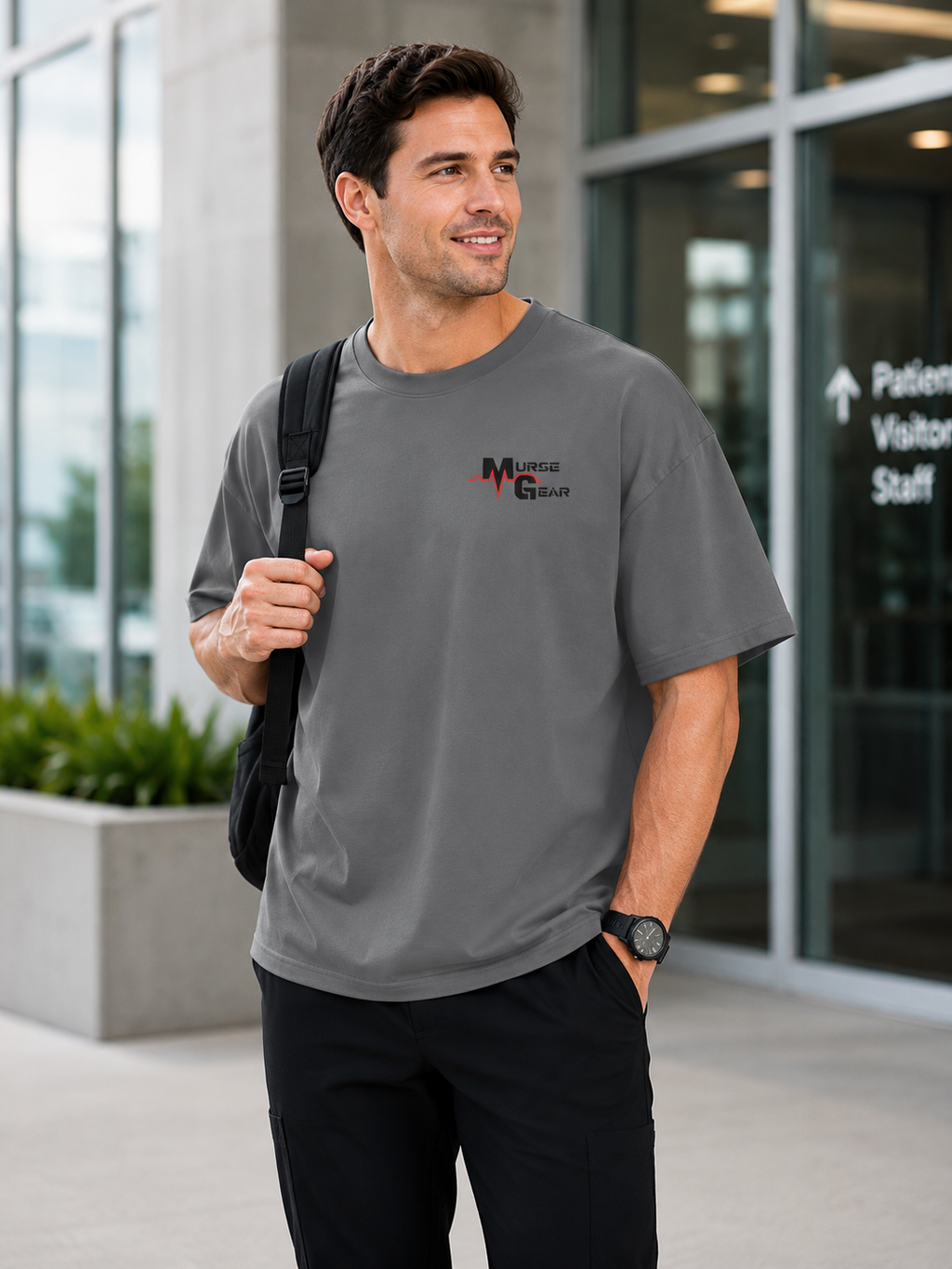 Murse Gear Built Different men's tee